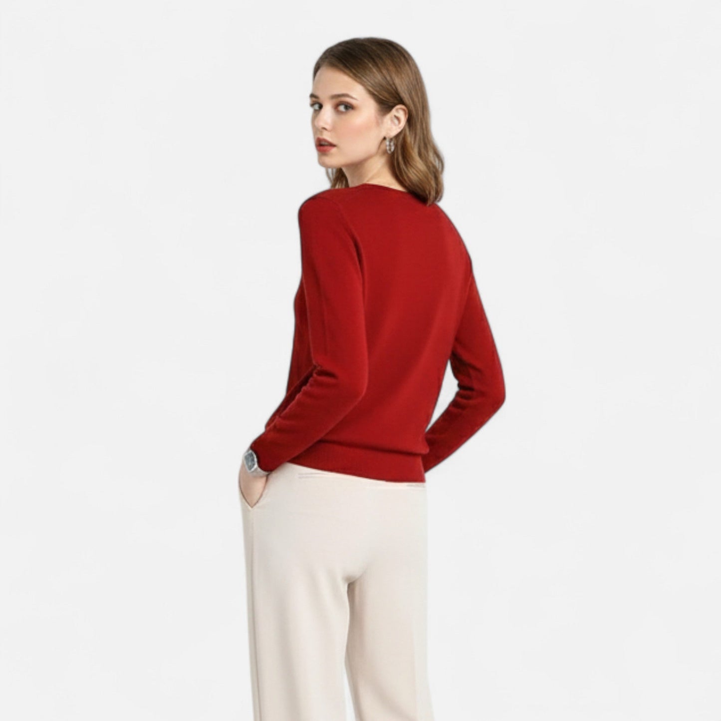 Harrington | Women’s Merino Wool O-Neck Sweater