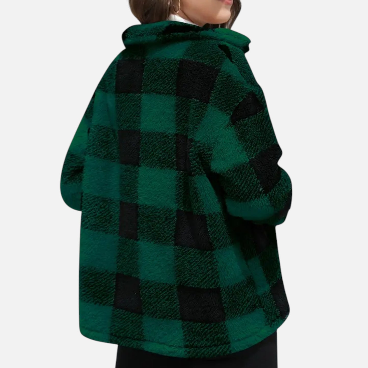 Harrington | Women’s Plaid Teddy Winter Coat