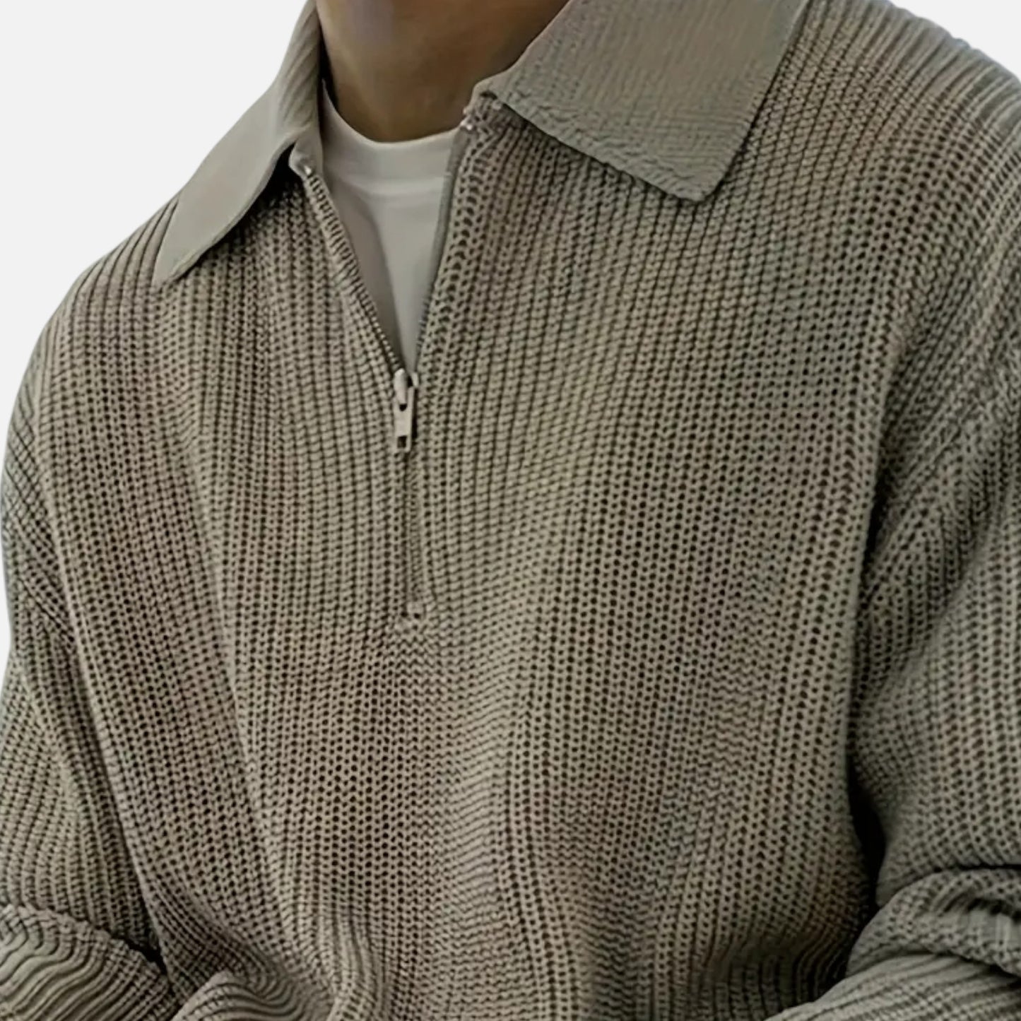Harrington | Men’s Slim-Fit Half-Zip Knit Sweater