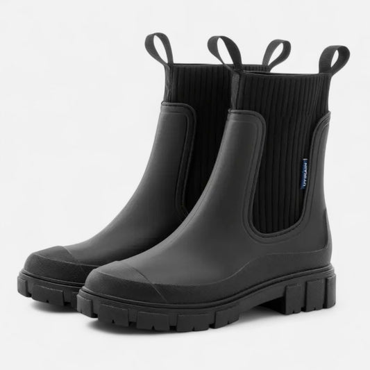 Harrington | Women’s PVC Chelsea Boots with Thick Sole