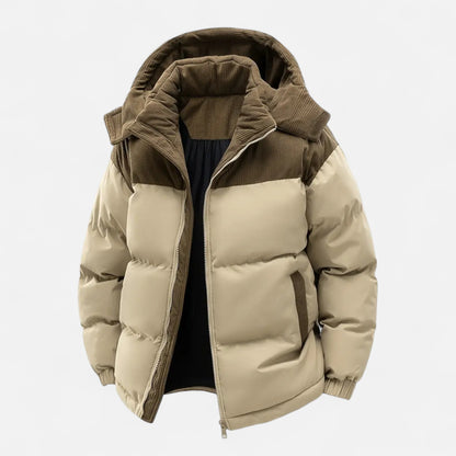 Harrington | Men’s Colour-Block Hooded Winter Jacket