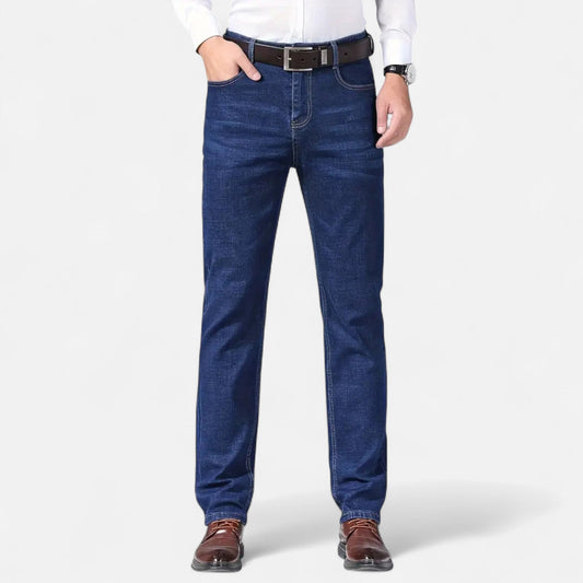 Harrington | Men’s High-Waist Faux Denim Trousers