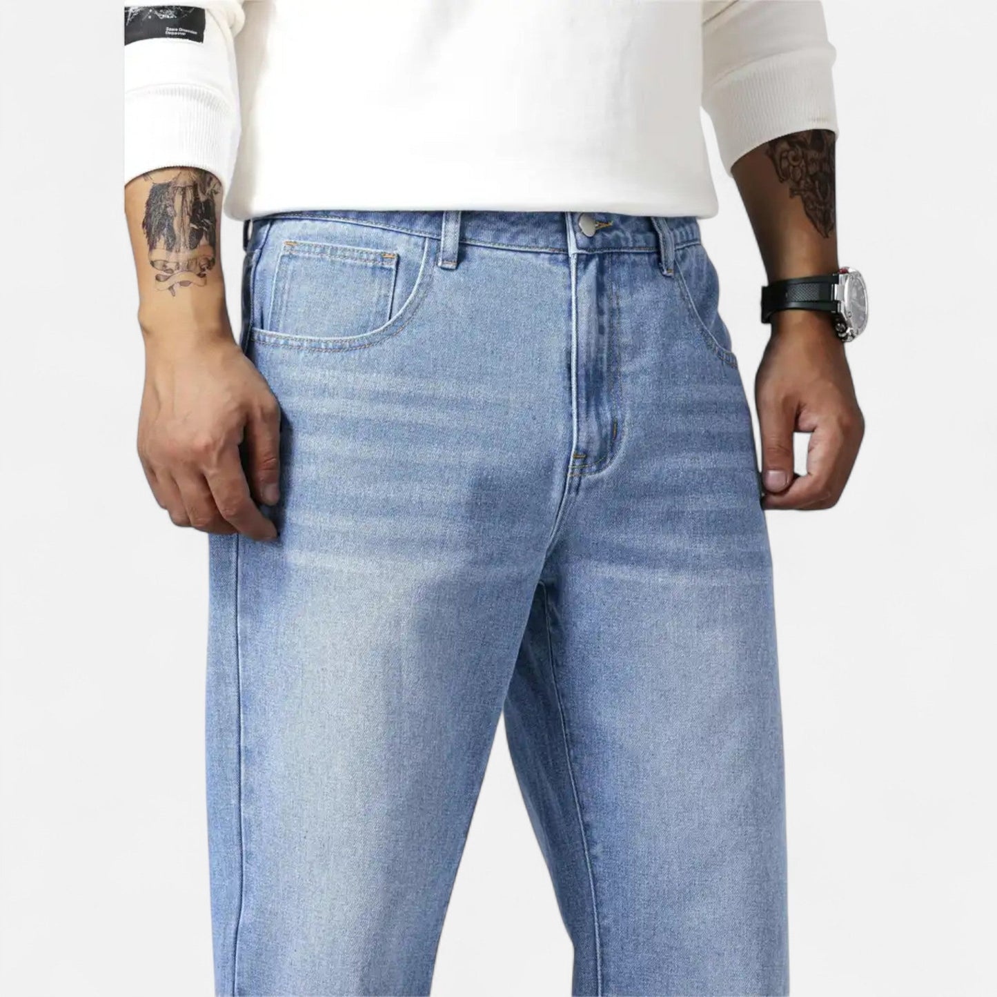 Harrington | Men’s Classic Straight-Leg Casual Denim