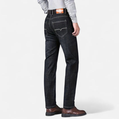 Harrington | Men’s High-Waist Faux Denim Trousers
