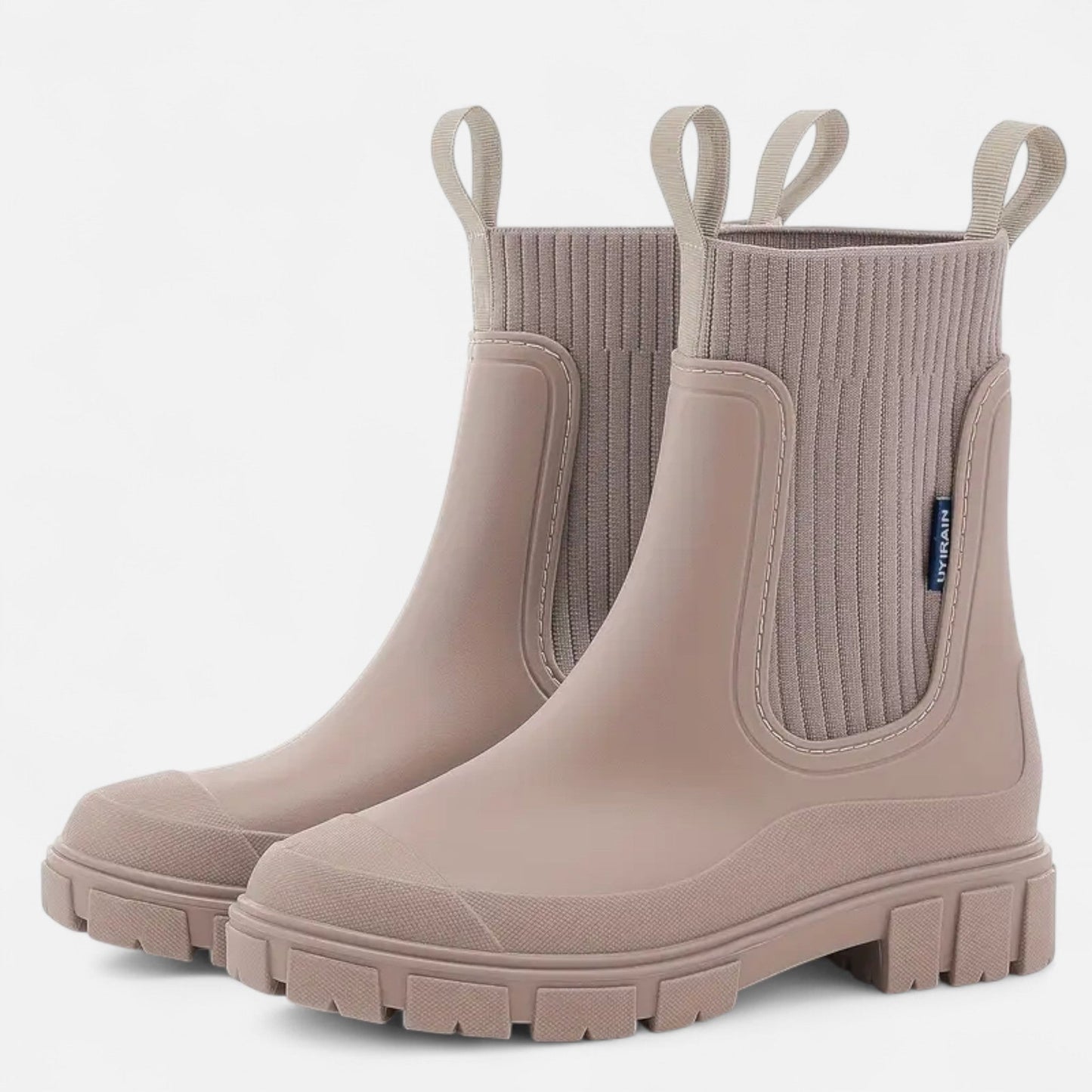 Harrington | Women’s PVC Chelsea Boots with Thick Sole