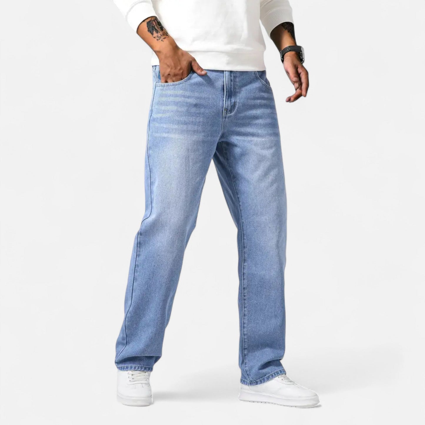 Harrington | Men’s Classic Straight-Leg Casual Denim