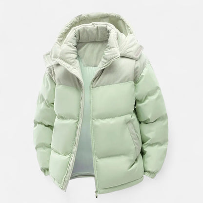 Harrington | Men’s Colour-Block Hooded Winter Jacket