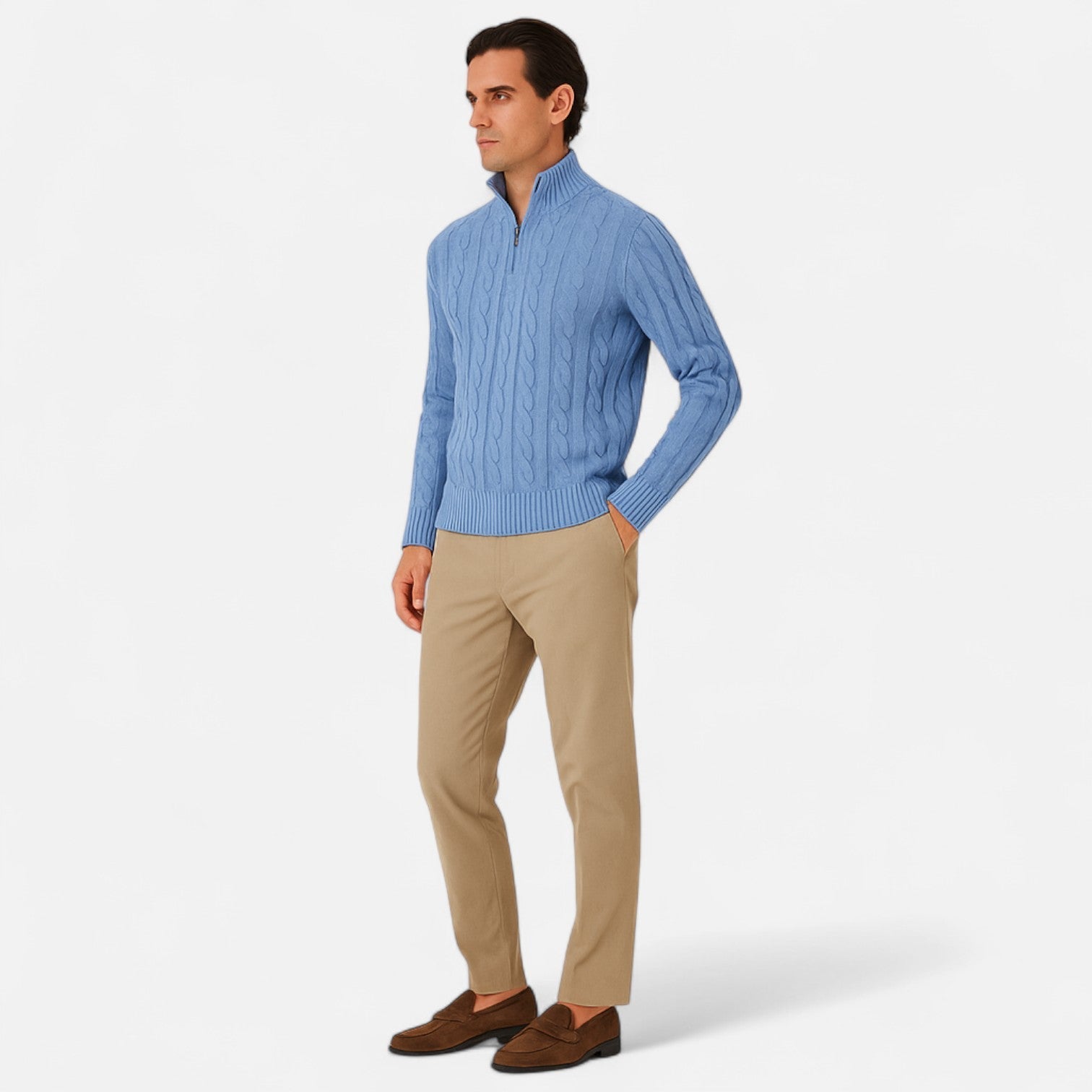 Harrington | Men’s Half-Zip Sweater – Casual Style, Premium Finish