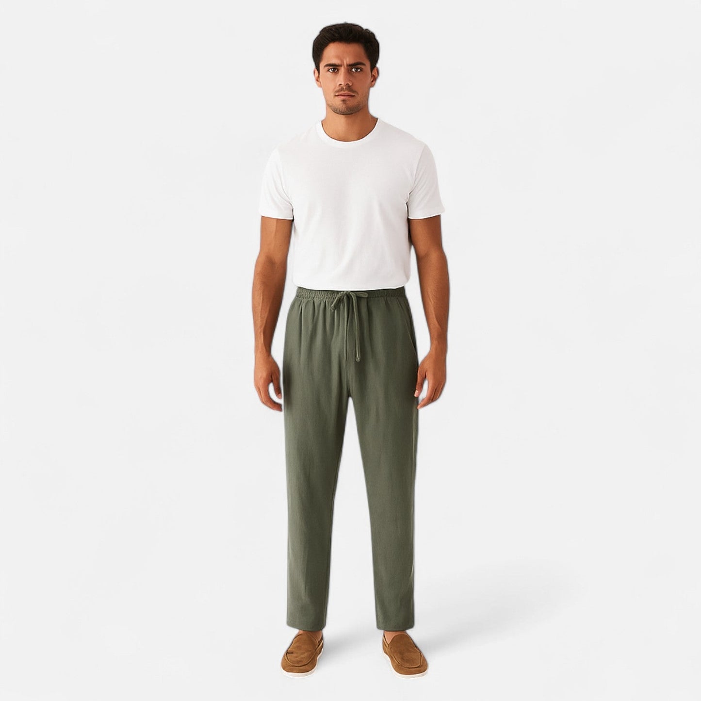 Harrington | Men’s Linen Trousers – Natural Lightness, Effortless Elegance