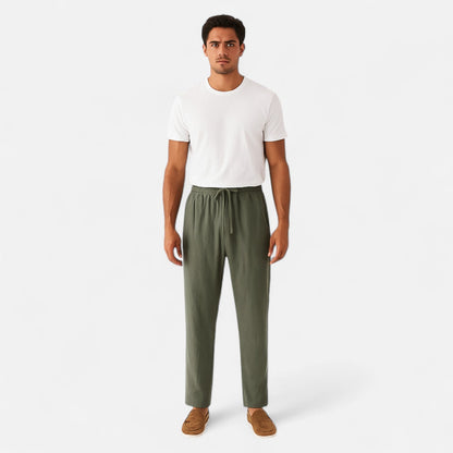 Harrington | Men’s Linen Trousers – Natural Lightness, Effortless Elegance