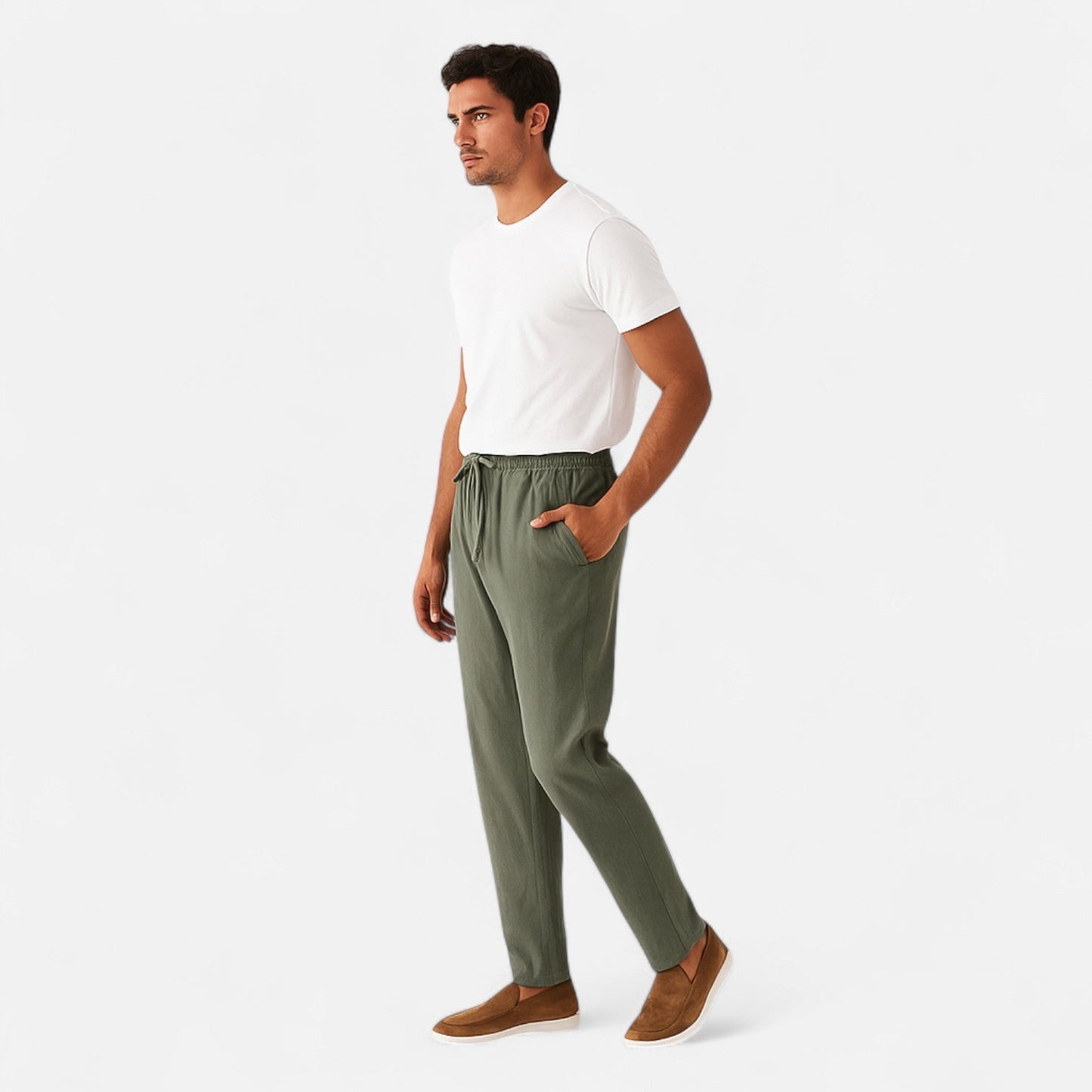 Harrington | Men’s Linen Trousers – Natural Lightness, Effortless Elegance
