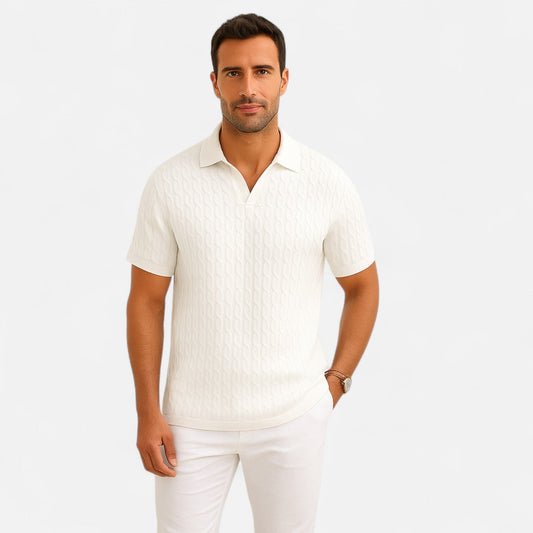 Harrington | Casual Cuban Collar Polo – Vintage Flair, Contemporary Comfort