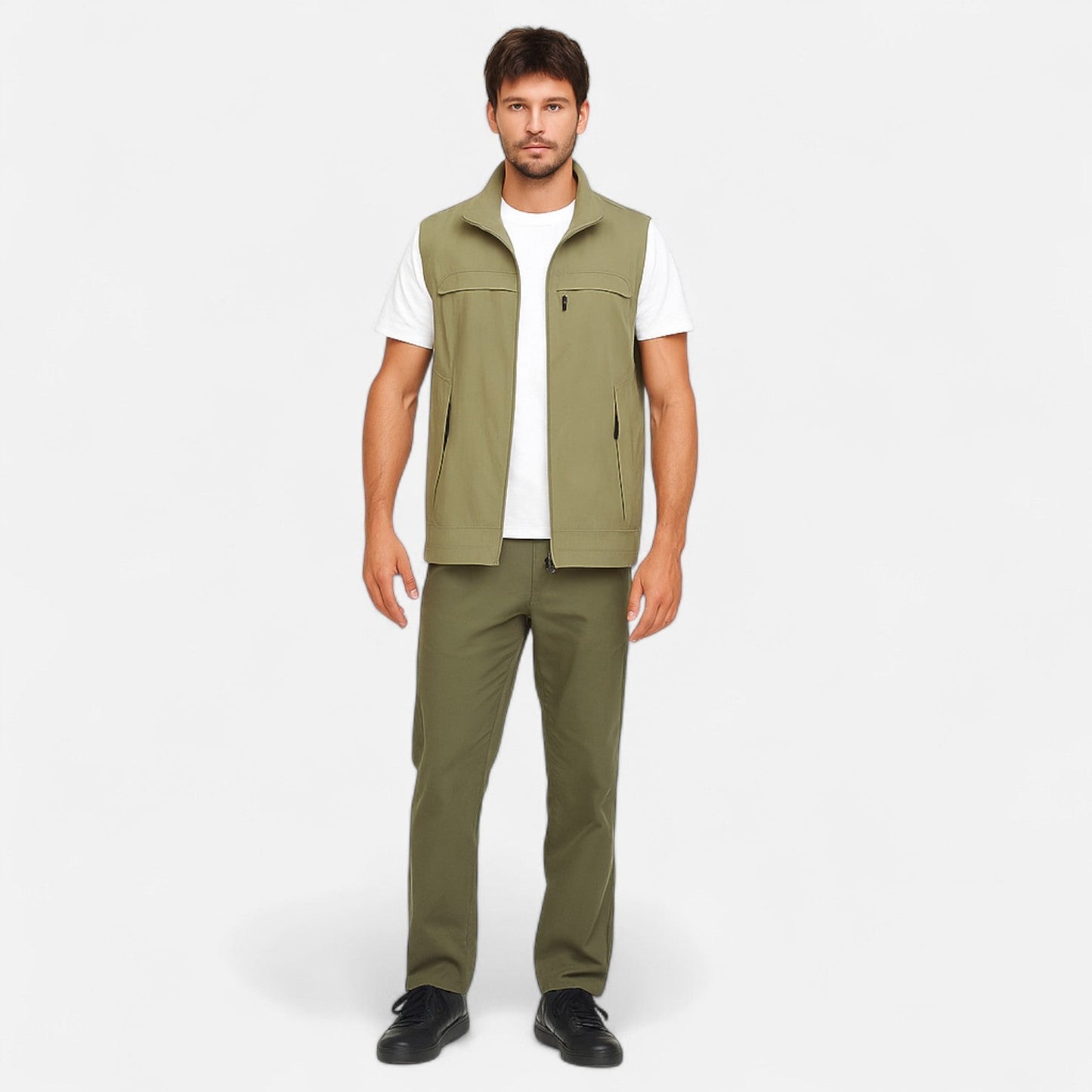 Harrington | Lightweight Short-Sleeve Vest for Men – Quick-Drying, Functional & Elegant Style
