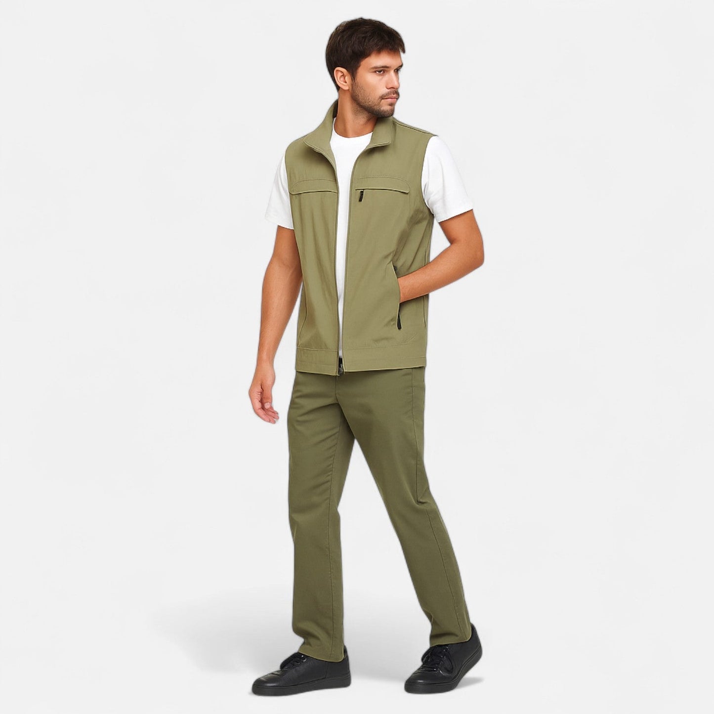 Harrington | Lightweight Short-Sleeve Vest for Men – Quick-Drying, Functional & Elegant Style