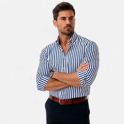 Harrington | Men’s Shirt – Structured Elegance, Timeless and Versatile