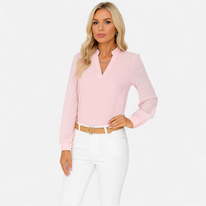 Harrington | Elegant Plain Shirt for Women – Structured Simplicity, Premium Finish