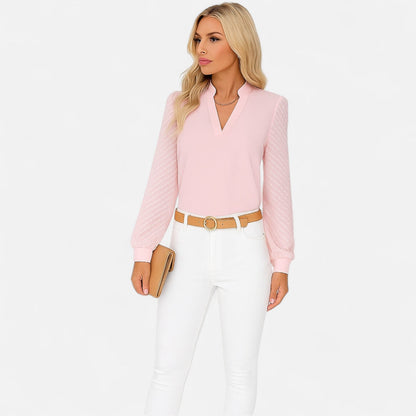 Harrington | Elegant Plain Shirt for Women – Structured Simplicity, Premium Finish