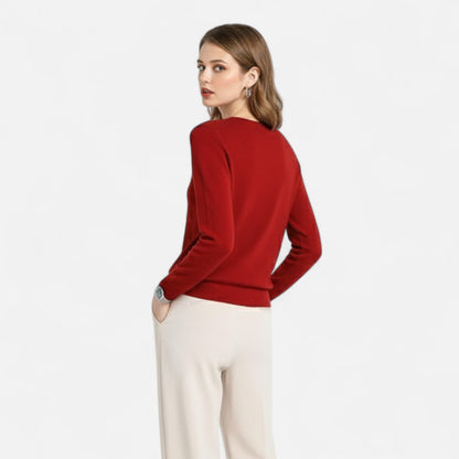 Harrington | Women’s Merino Wool O-Neck Sweater