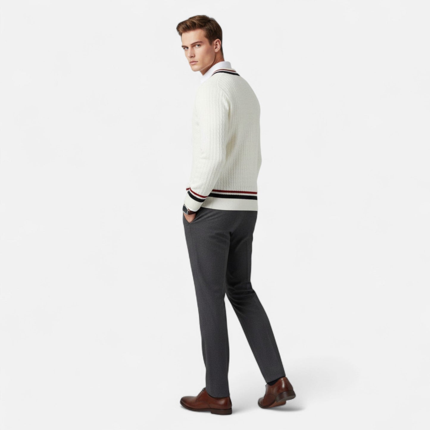 Harrington | Men’s Classic Knit V-Neck Top