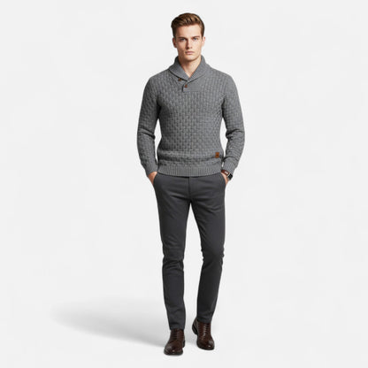 Harrington | Men’s Waffle Knit Pullover Sweater