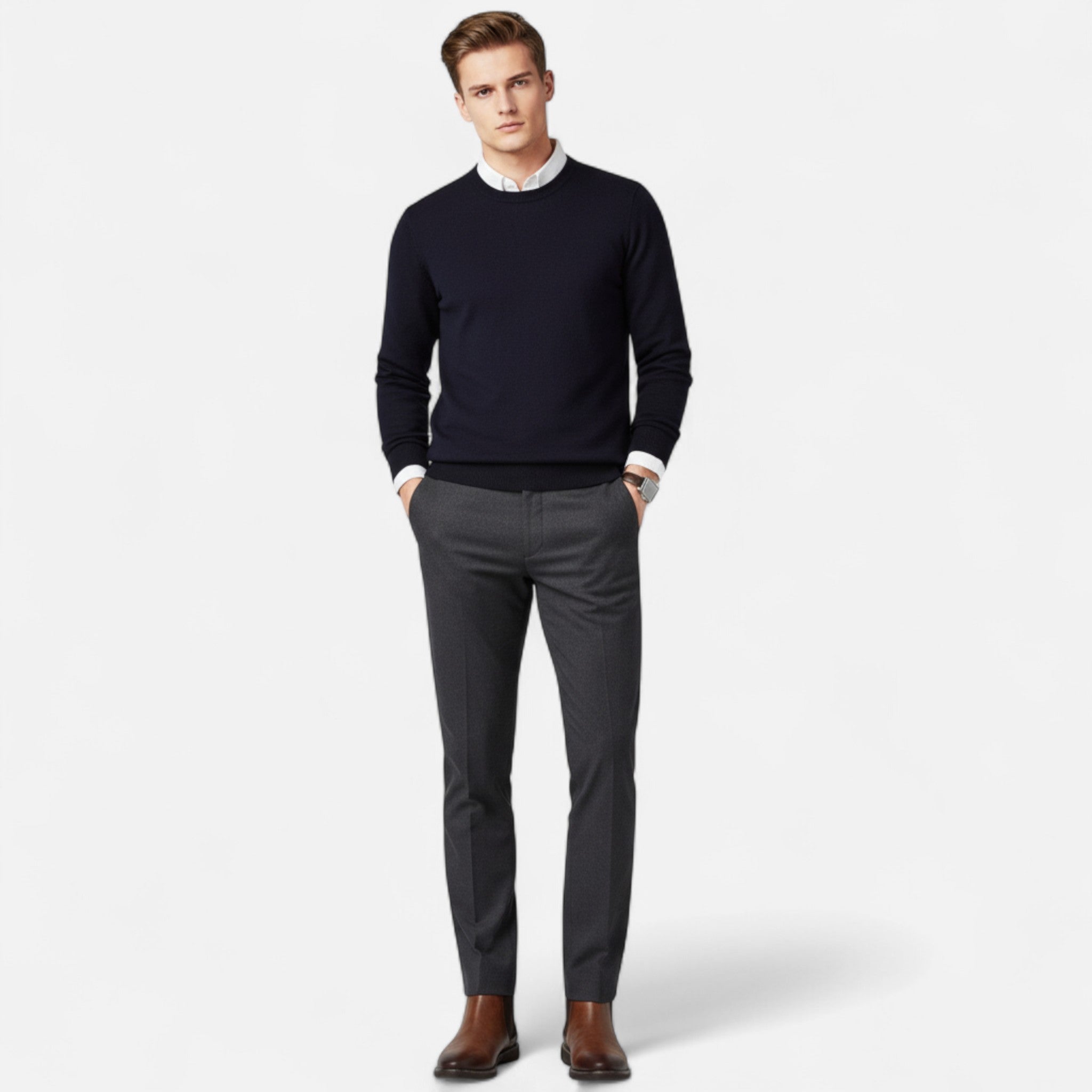 Harrington | Men’s Two-Tone Retro Ankle Boots