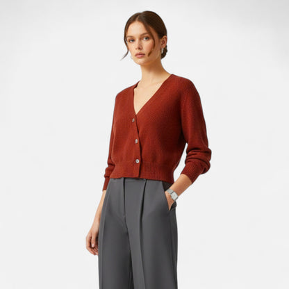 Harrington | Women’s Skew Button Knit Cardigan