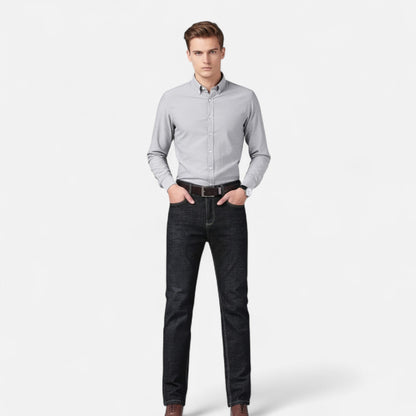 Harrington | Men’s High-Waist Faux Denim Trousers