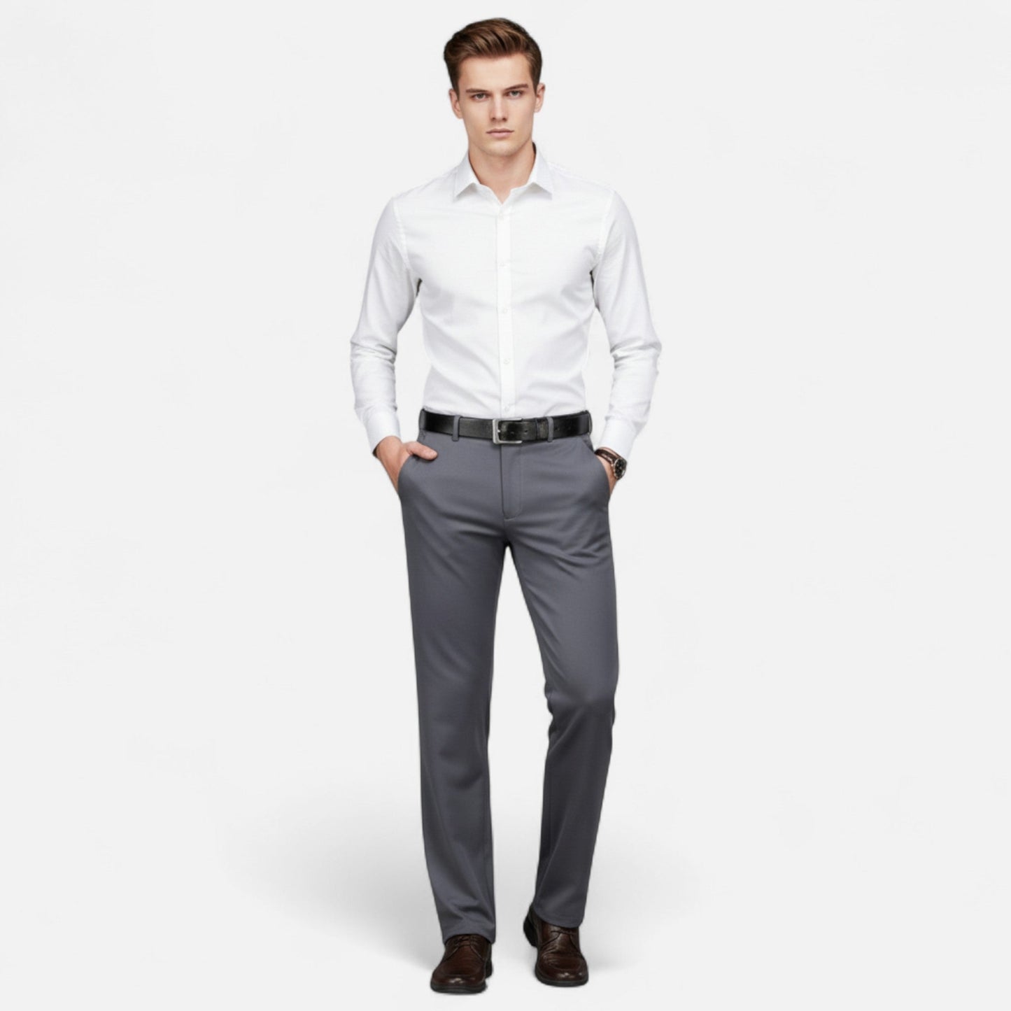 Harrington | Men’s Solid Colour Business Trousers