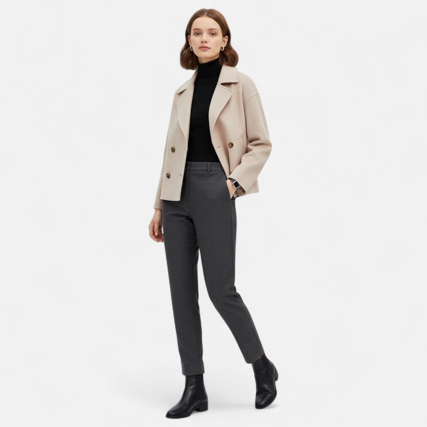 Harrington | Women’s Vintage Double-Breasted Coat