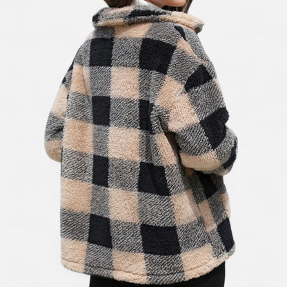 Harrington | Women’s Plaid Teddy Winter Coat