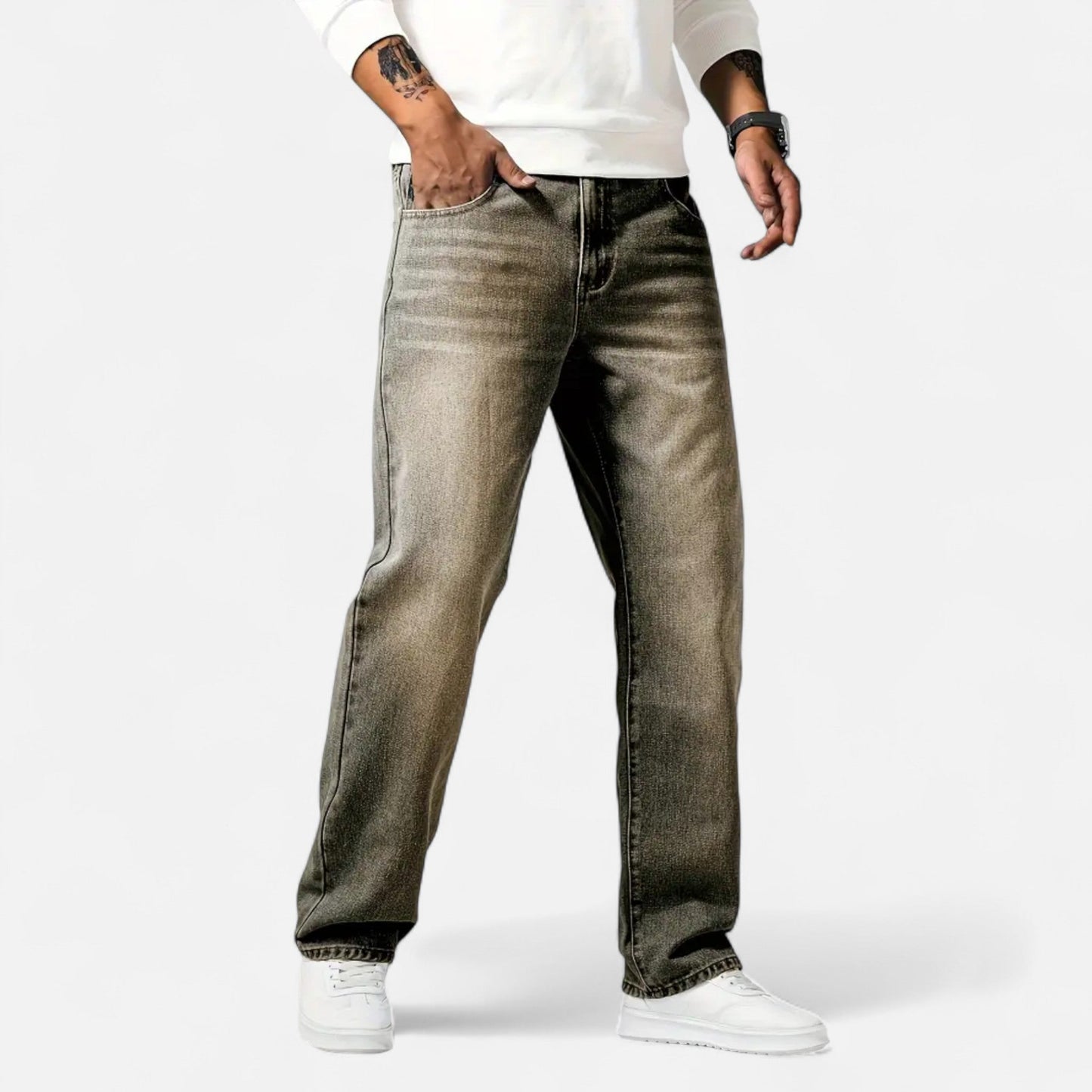 Harrington | Men’s Classic Straight-Leg Casual Denim