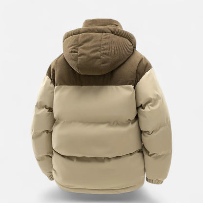 Harrington | Men’s Colour-Block Hooded Winter Jacket