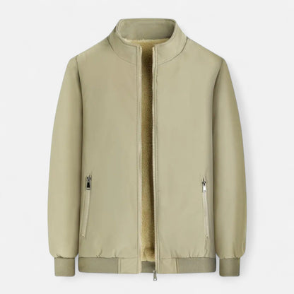 Harrington | Men’s Casual Solid Colour Fleece Jacket