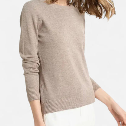 Harrington | Women’s Merino Wool O-Neck Sweater