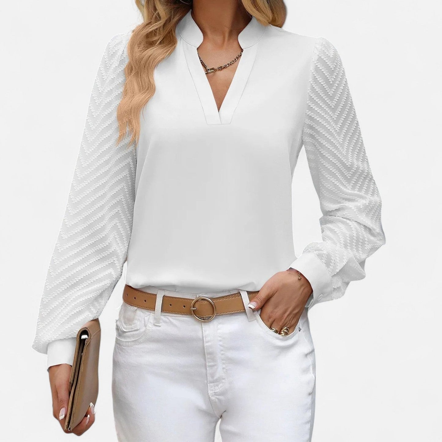 Harrington | Elegant Plain Shirt for Women – Structured Simplicity, Premium Finish