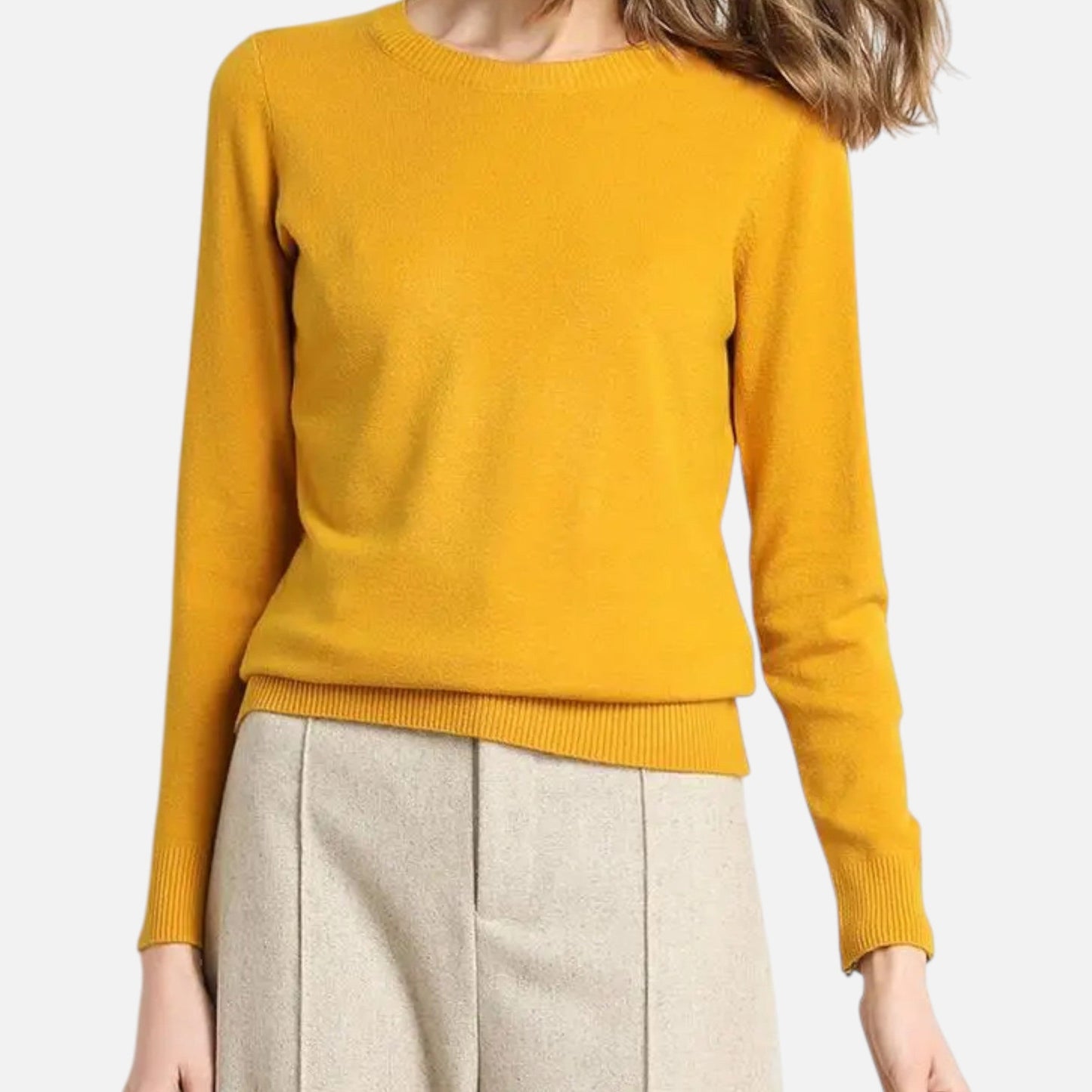 Harrington | Women’s Merino Wool O-Neck Sweater