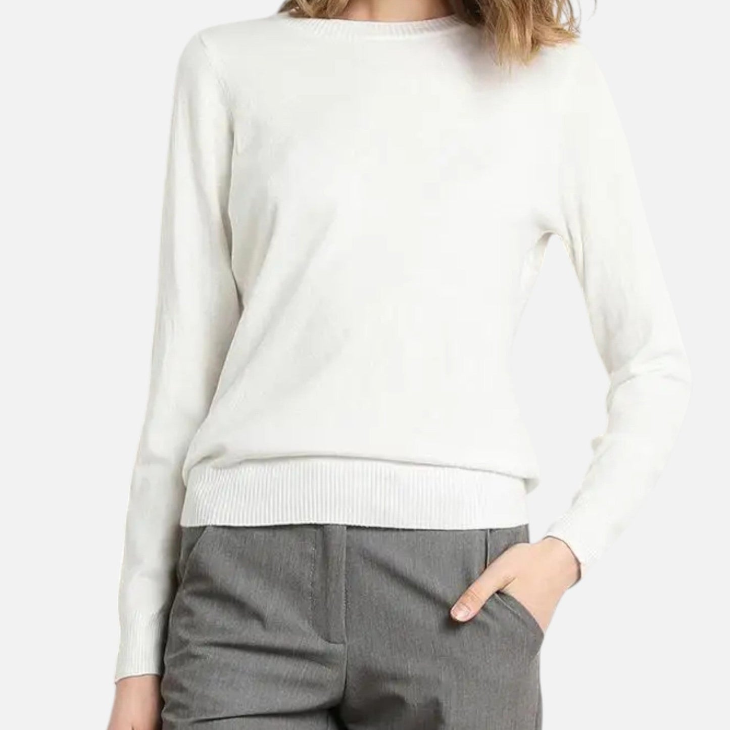 Harrington | Women’s Merino Wool O-Neck Sweater