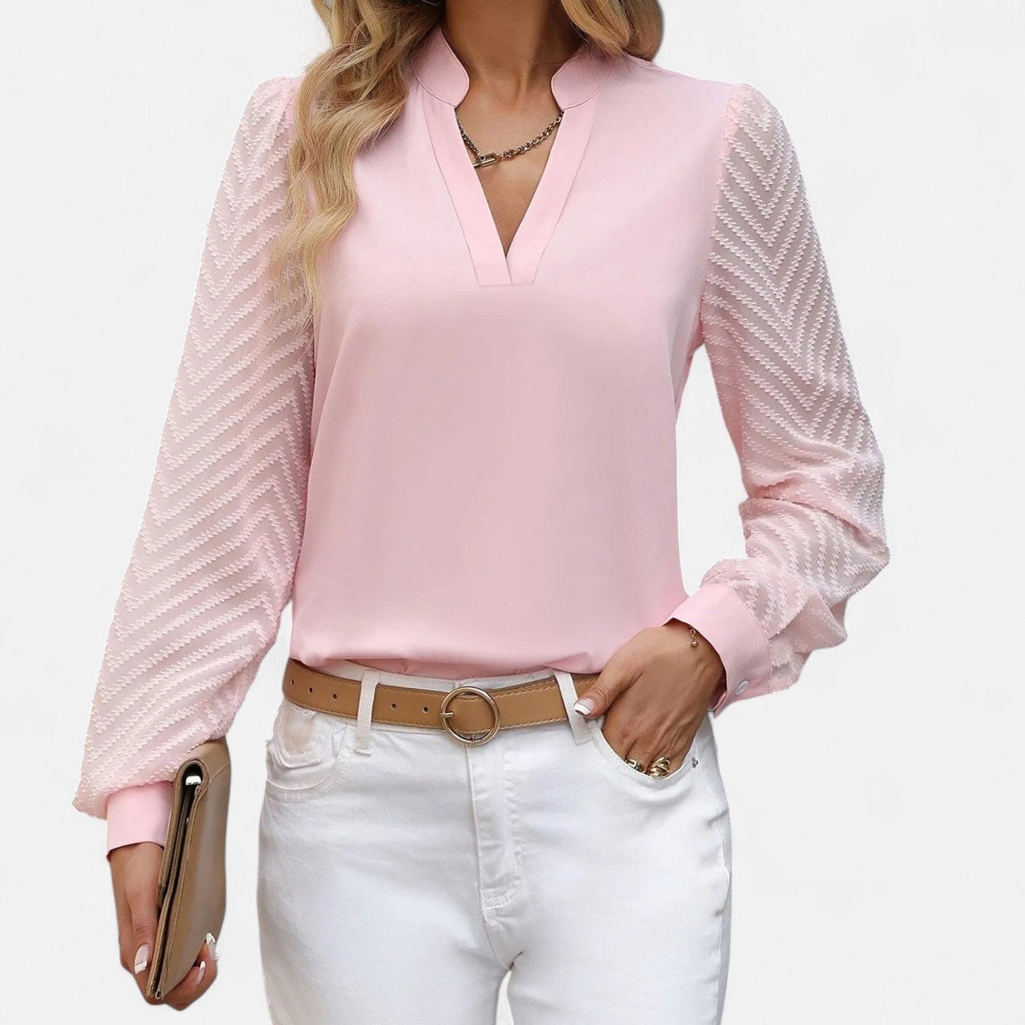 Harrington | Elegant Plain Shirt for Women – Structured Simplicity, Premium Finish
