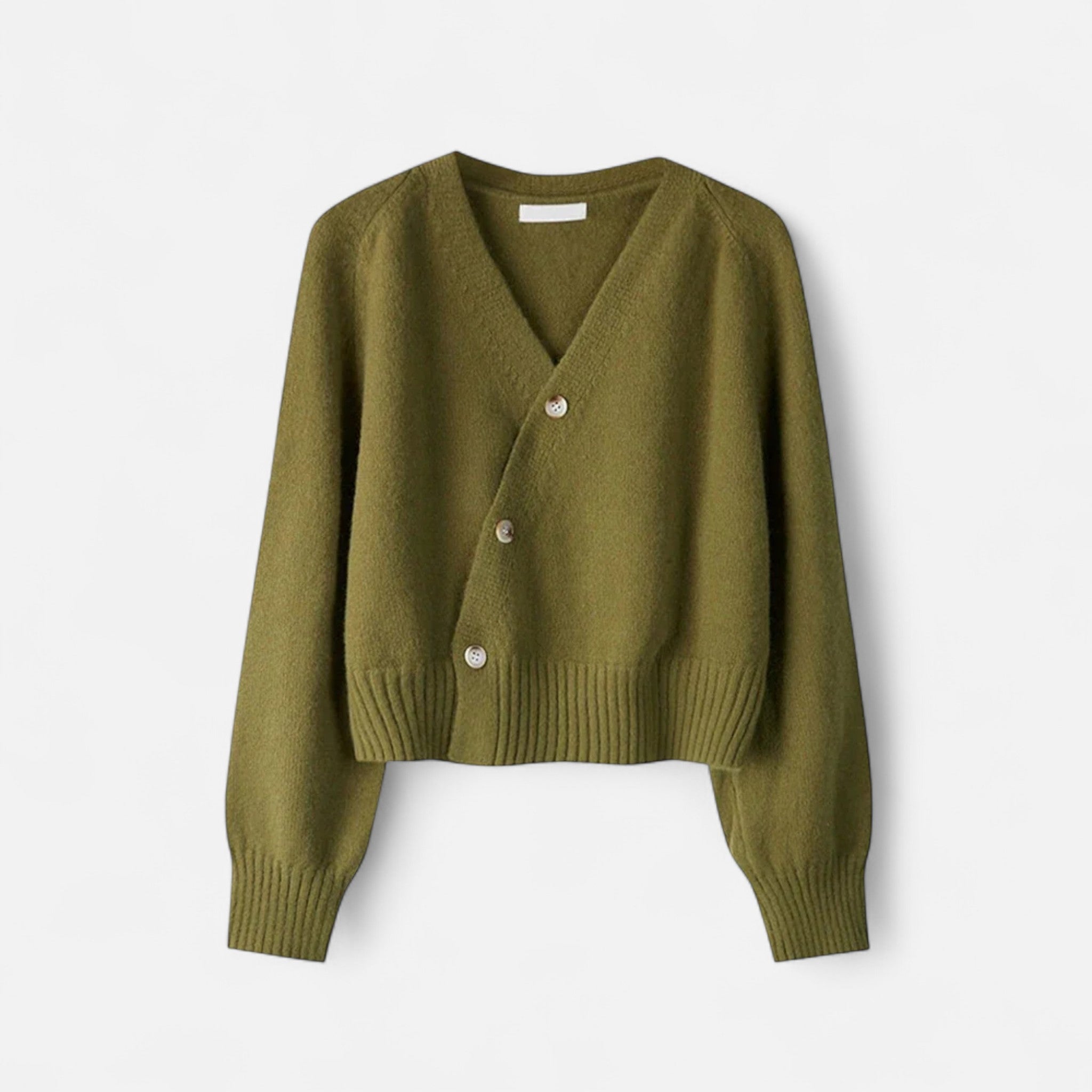 Harrington | Women’s Skew Button Knit Cardigan