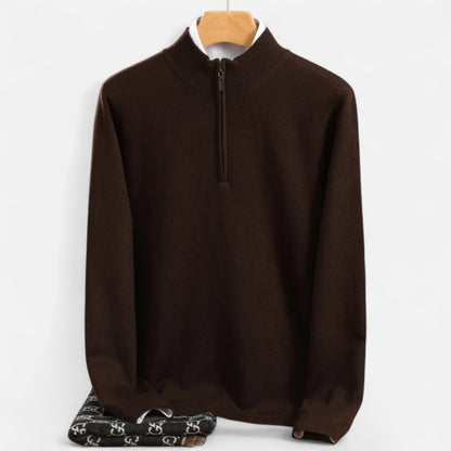 Harrington | Men’s Merino Wool Half-High Collar Sweater