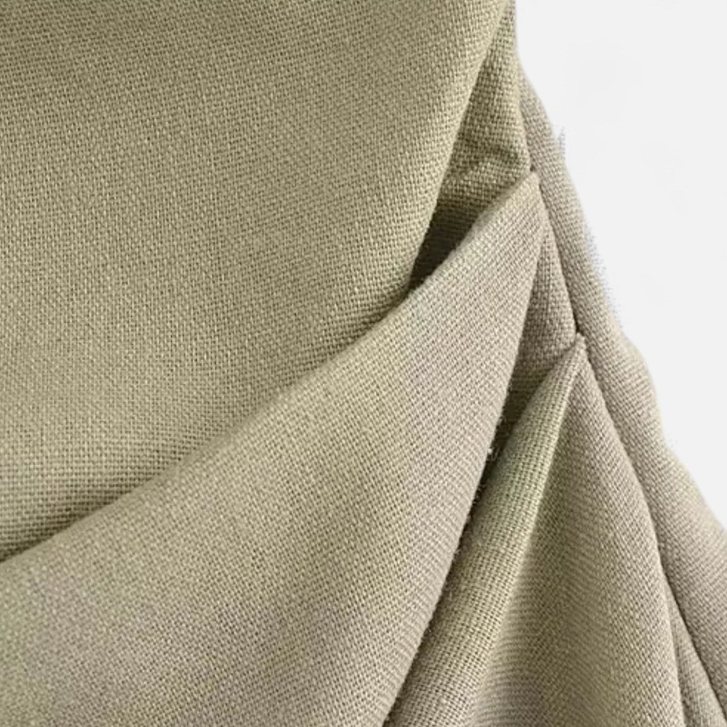 Harrington | Linen One-Shoulder Dress for Women – Asymmetrical Silhouette, Natural Elegance