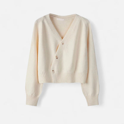 Harrington | Women’s Skew Button Knit Cardigan