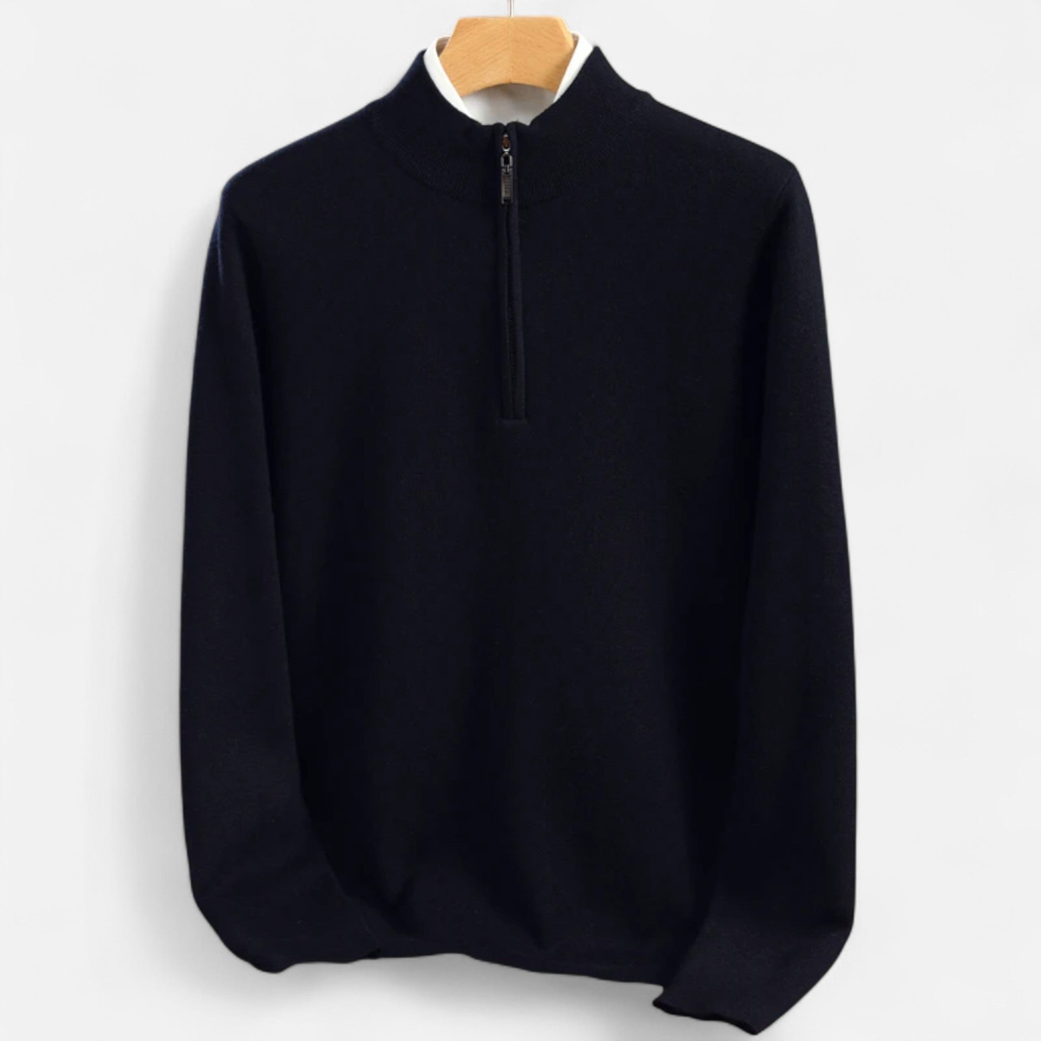 Harrington | Men’s Merino Wool Half-High Collar Sweater