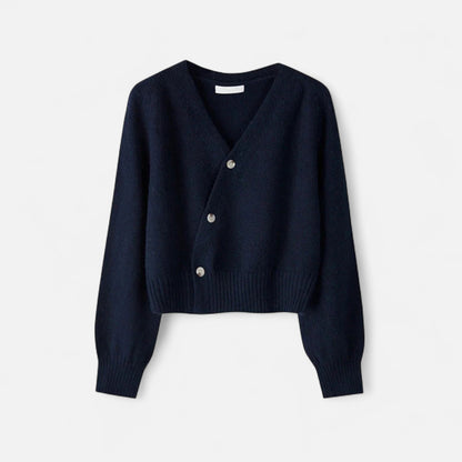 Harrington | Women’s Skew Button Knit Cardigan
