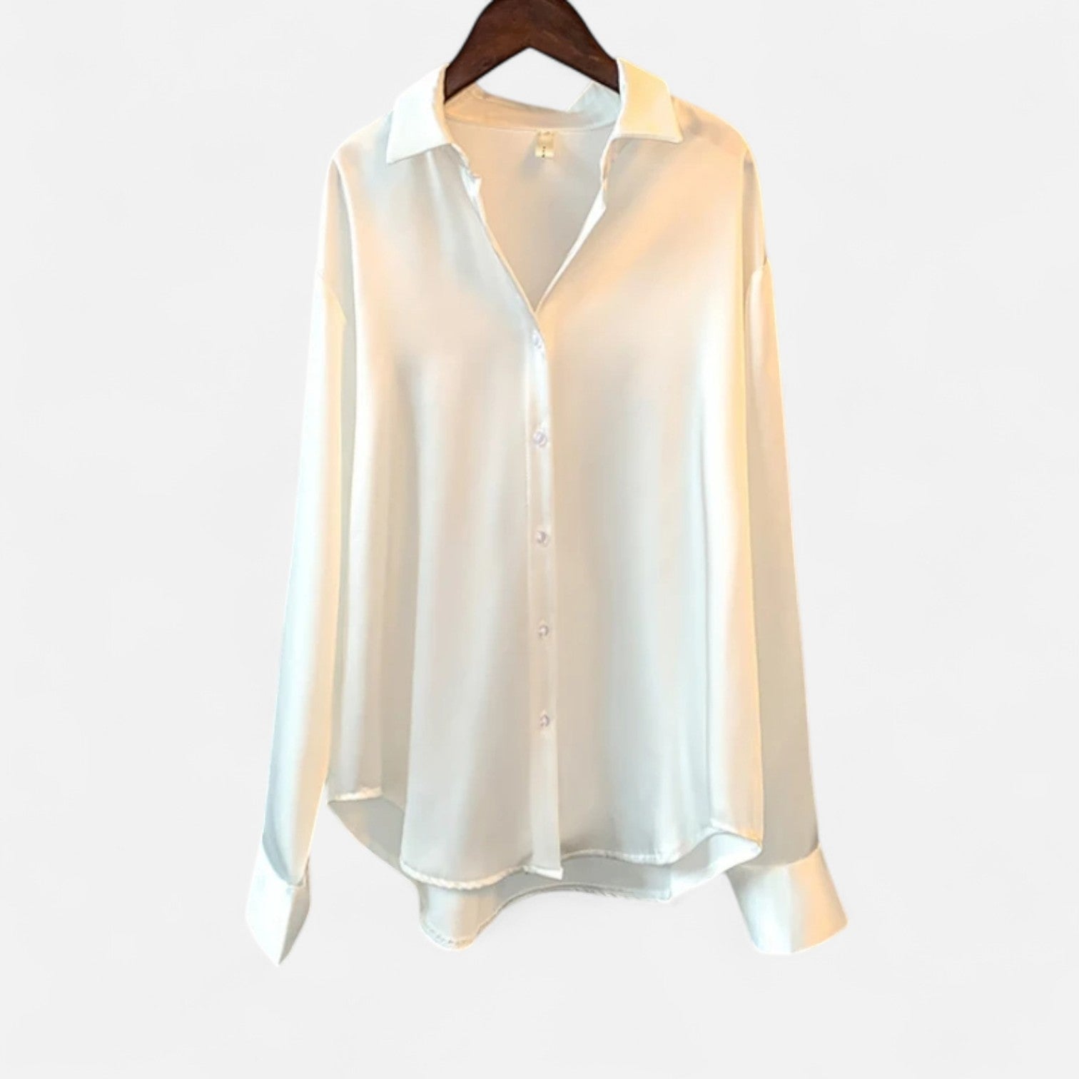Harrington | Silk Button-Up Shirt for Women – Luxurious Fluidity, Timeless Elegance