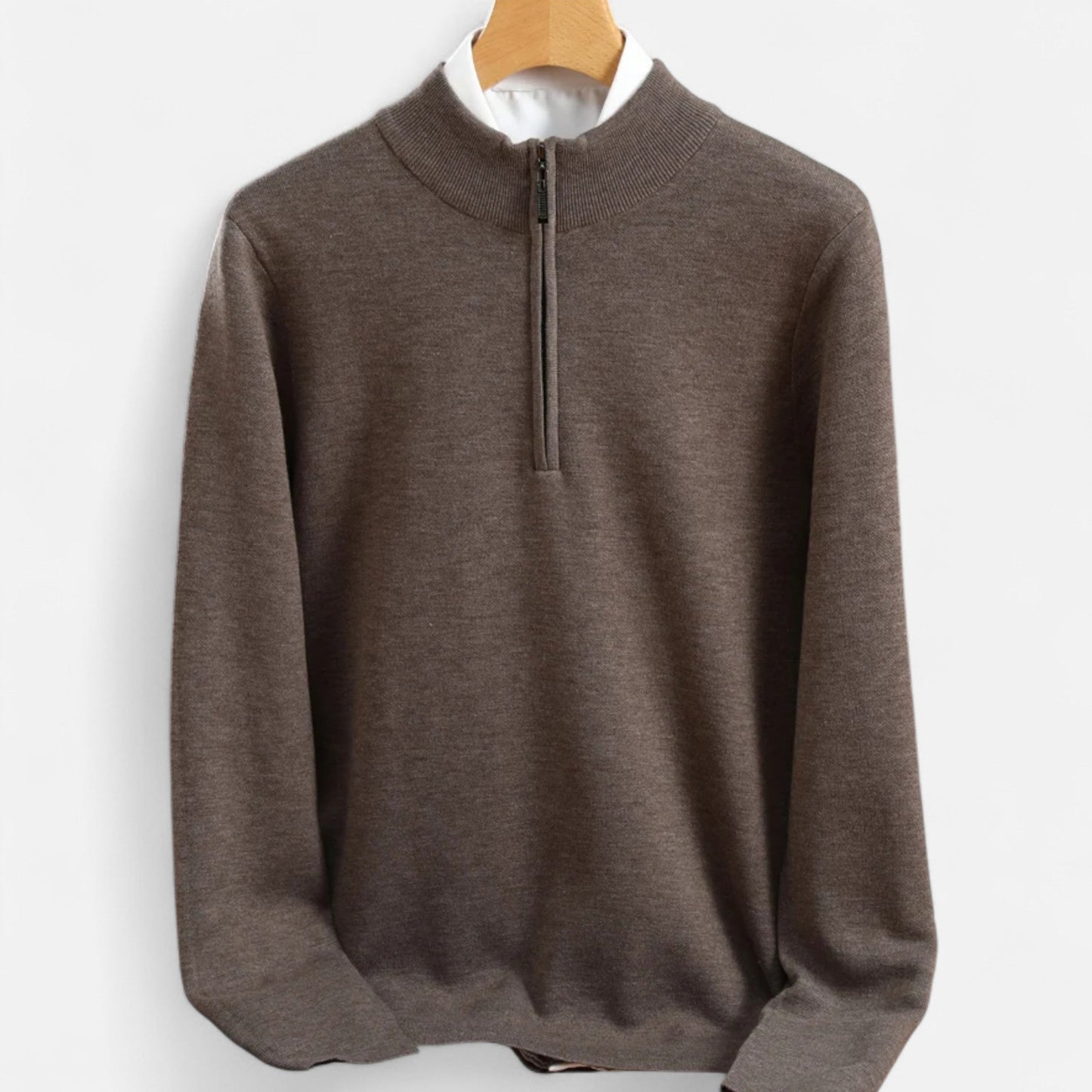 Harrington | Men’s Merino Wool Half-High Collar Sweater