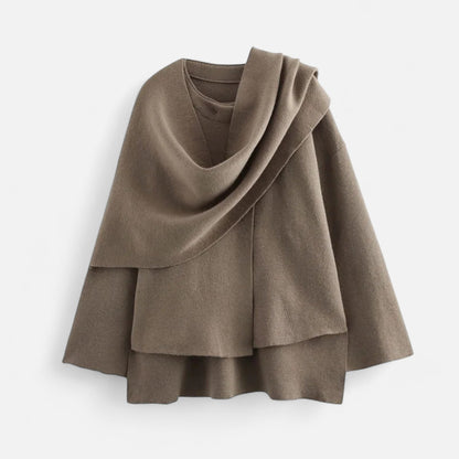 Harrington | Women’s Asymmetric Scarf Jacket