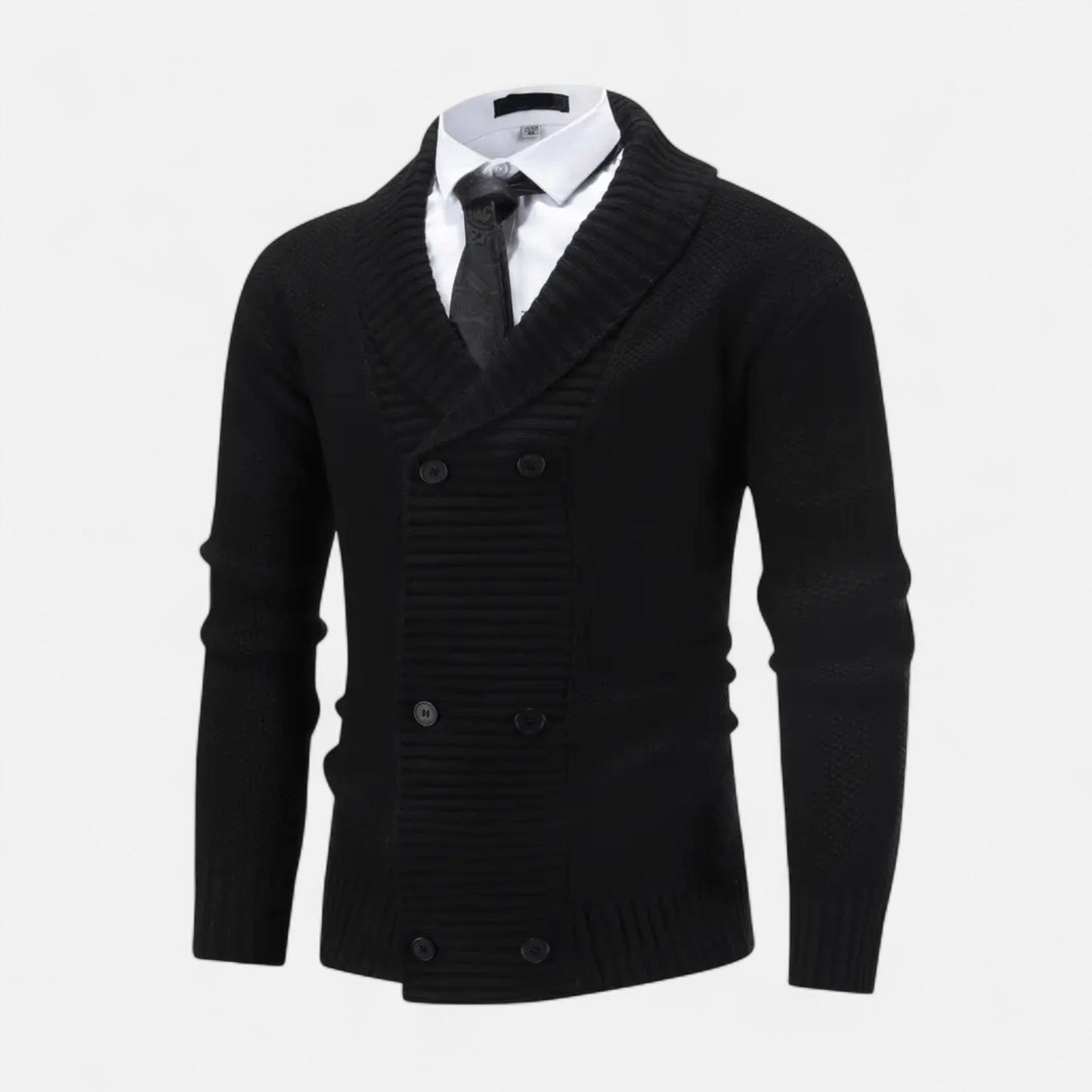 Harrington | Men’s Thick Knit Button-Up Cardigan