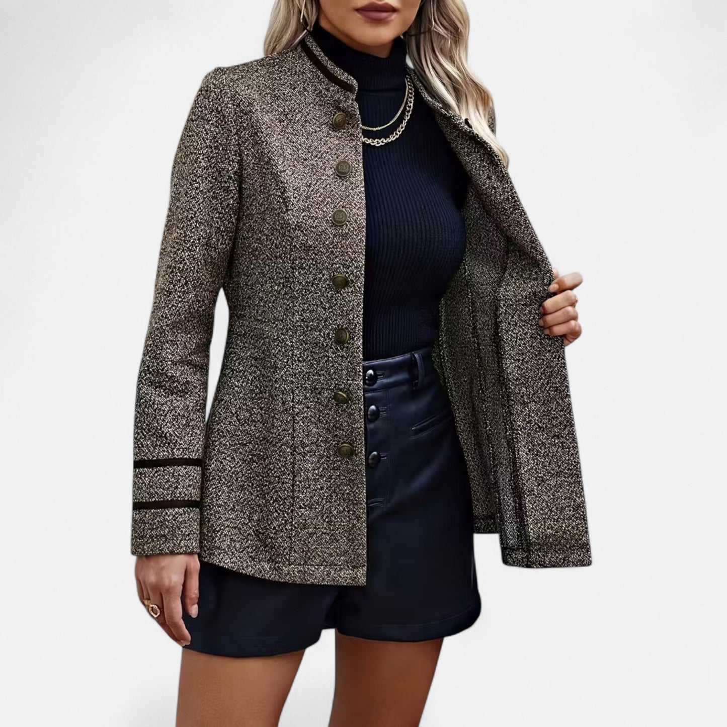 Harrington | Women’s Double-Breasted Blazer Jacket