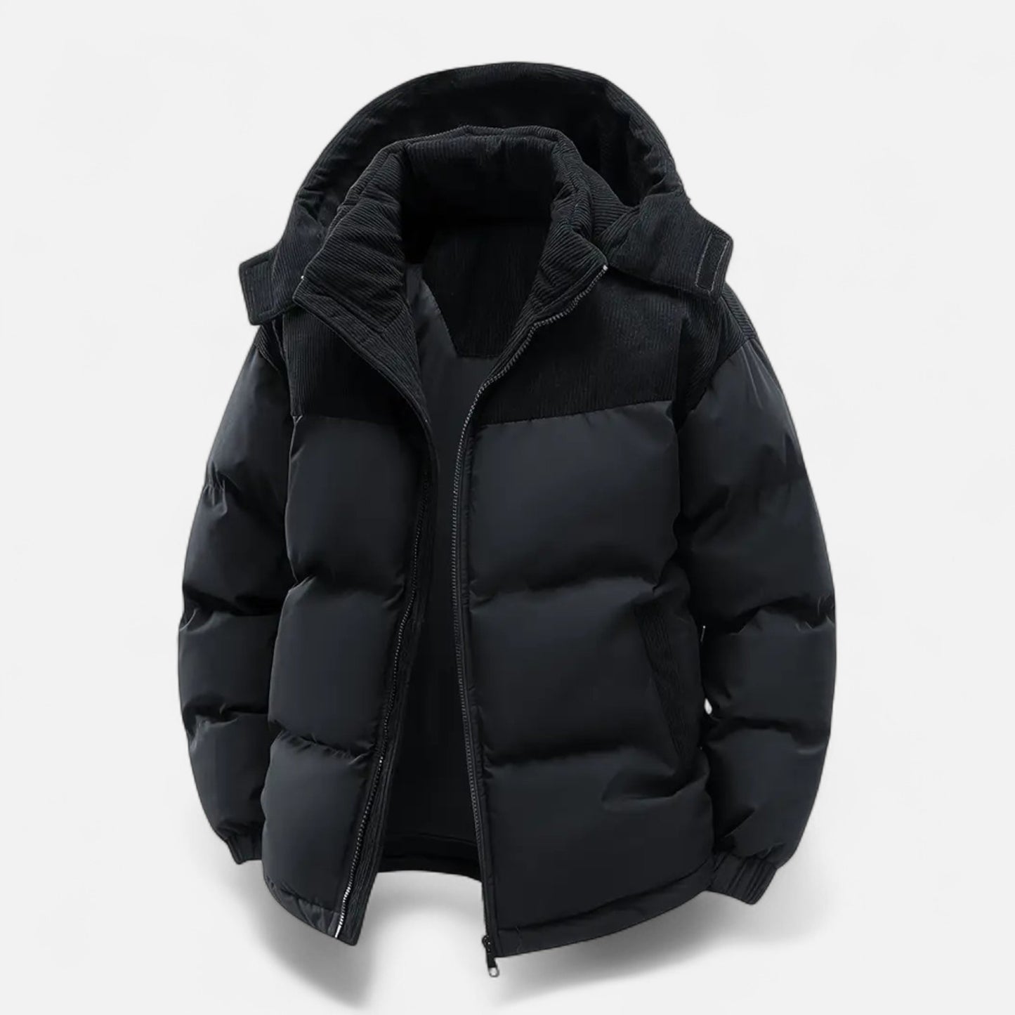 Harrington | Men’s Colour-Block Hooded Winter Jacket